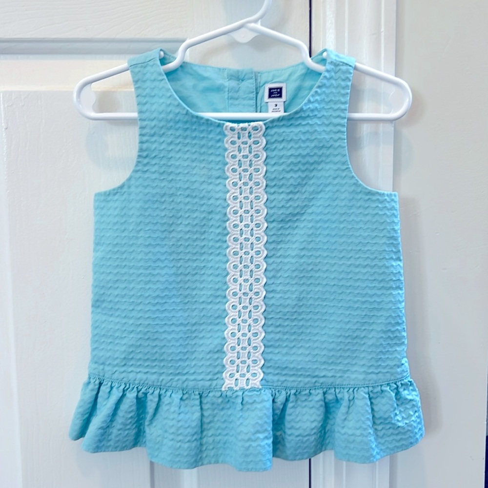 Janie and Jack peplum top size 3